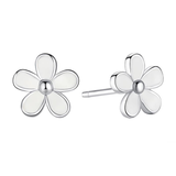 Hannah Silver Daisy Stud Earrings - Soffi Store