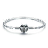 Silver Owl Bracelet - Soffi Store