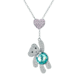 Heart & Bear Pendant Necklace - Soffi Store