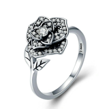 Silver Rose Ring - Soffi Store