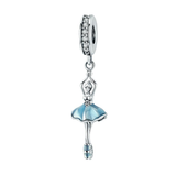 Silver Ballerina Dangle Charm - Soffi Store