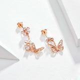 Butterfly & Flower Earrings - Soffi Store