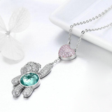 Heart & Bear Pendant Necklace - Soffi Store