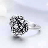 Silver Rose Ring - Soffi Store