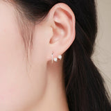 Silver Pearl Earrings - Soffi Store