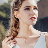 Eva Silver Musical Note Pendant Necklace - Soffi Store