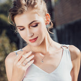 Eva Silver Musical Note Pendant Necklace - Soffi Store