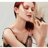 Butterfly & Flower Necklace - Soffi Store